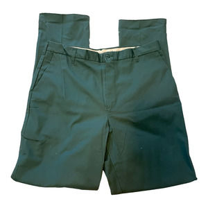 Cintas 945 Comfort Flex Green Work Dress Pants Trousers Men's Size 38 X 37